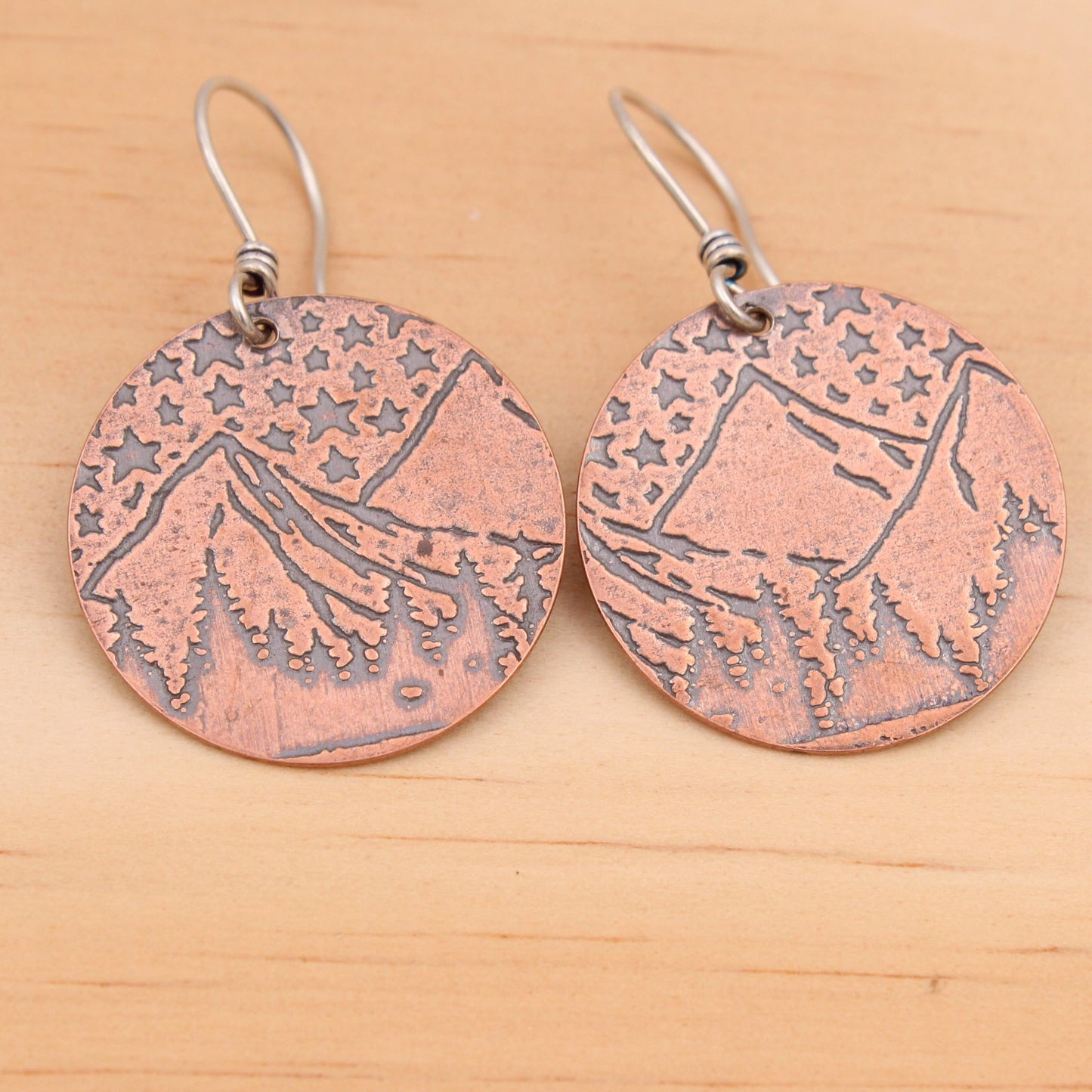 Mountain Scene Earrings