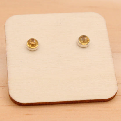 Citrine Studs