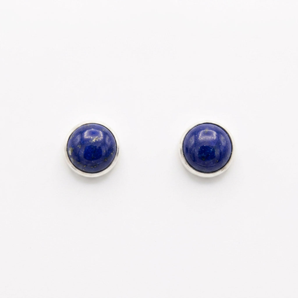 6mm Gemstone Studs with Smooth Setting