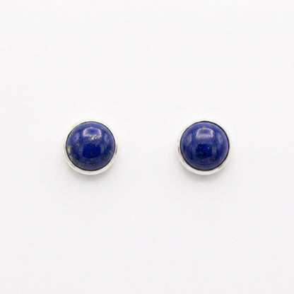 6mm Gemstone Studs with Smooth Setting