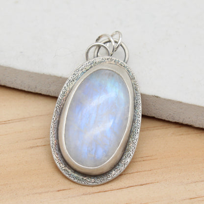 Rainbow Moonstone Pendant