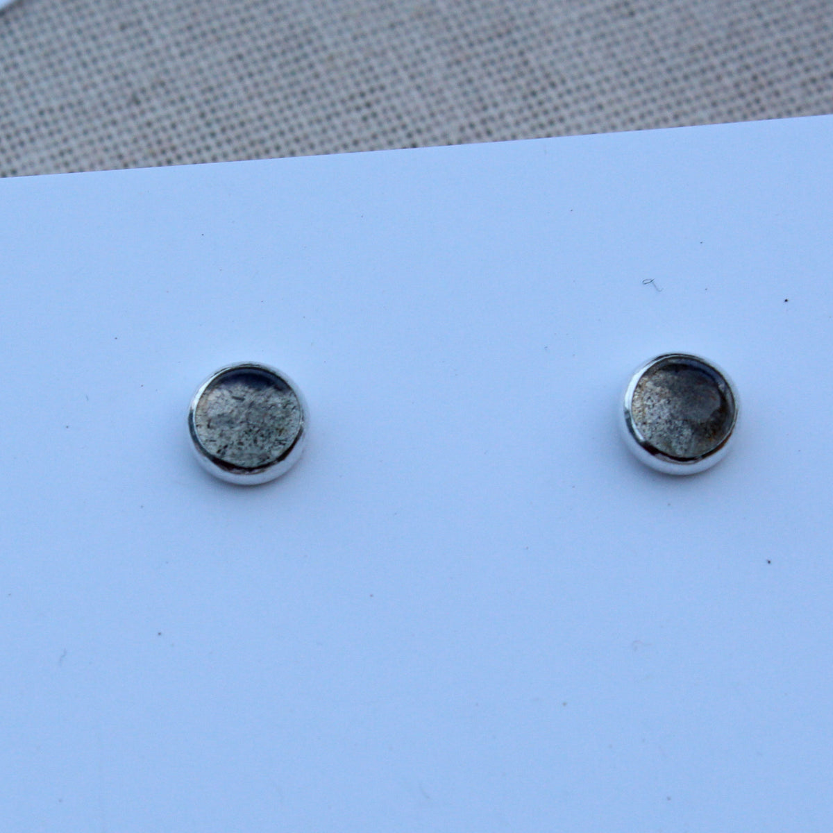 6mm Gemstone Studs with Smooth Setting