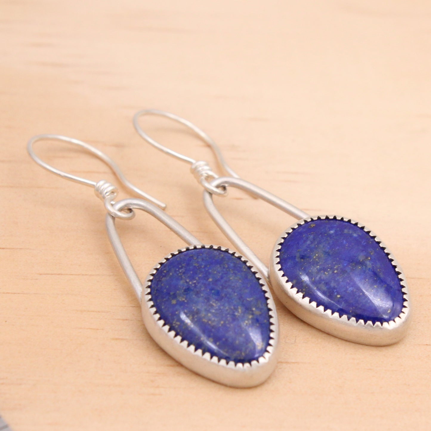 Lapis and Silver Earrings