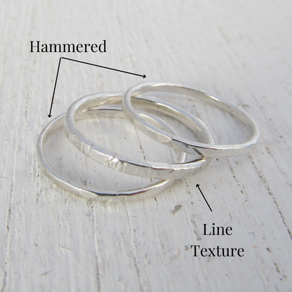 Stack Ring - Sterling Silver