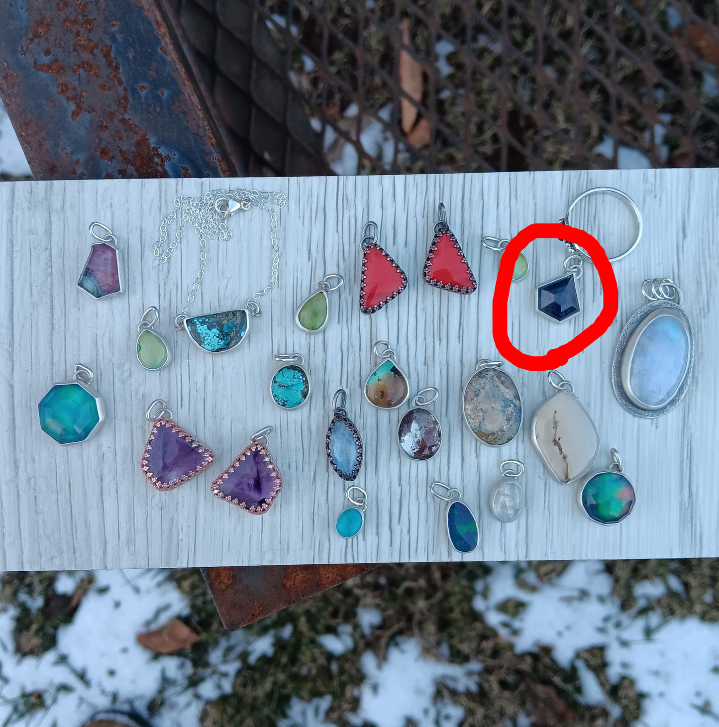 Blue Sapphire Pendant