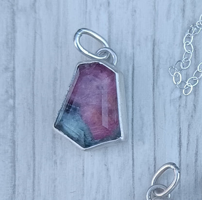 Himalayan Quartz With Ruby In Zoisite Doublet Pendant