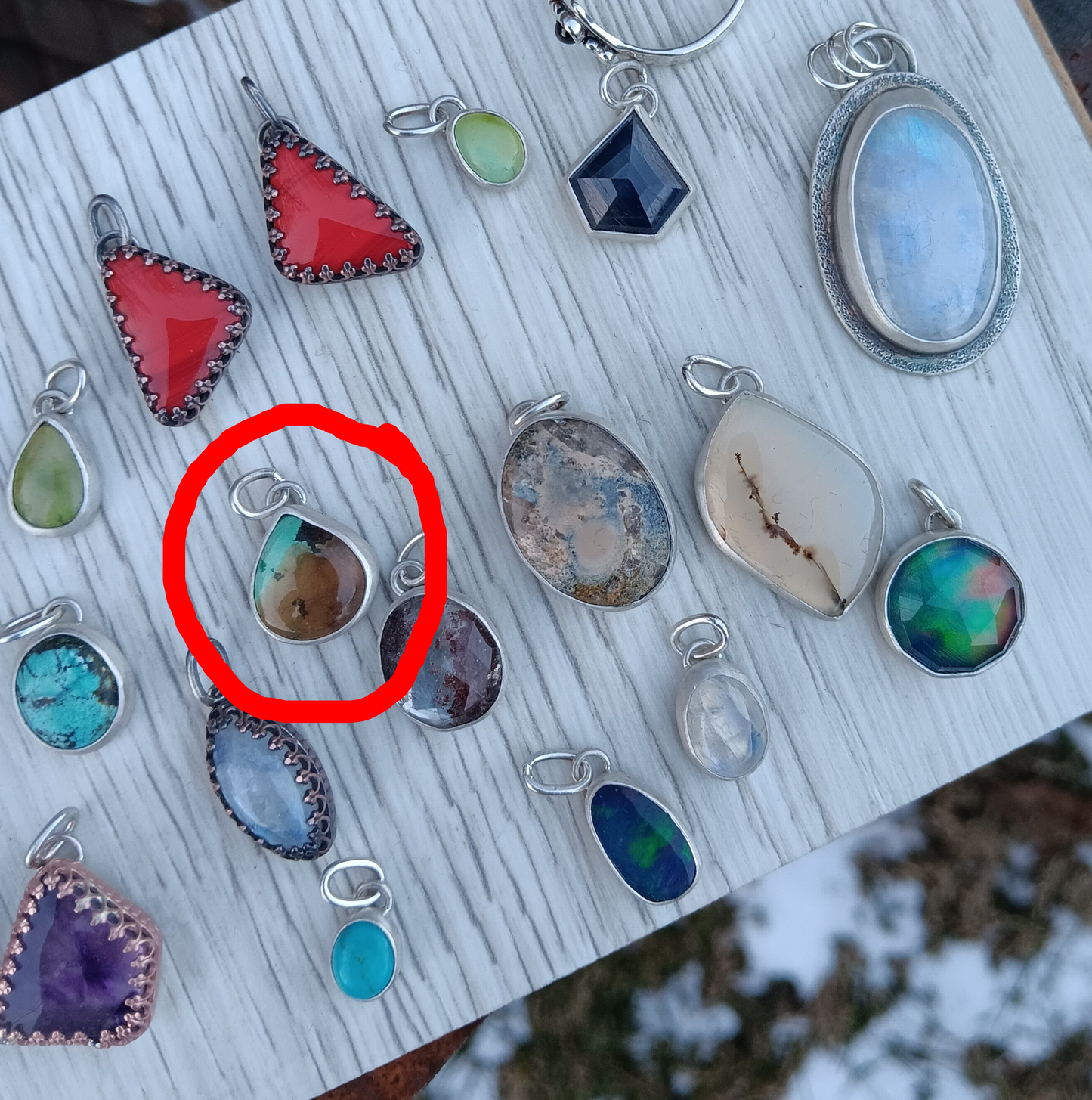 Tibetan Turquoise Pendant