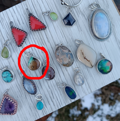 Tibetan Turquoise Pendant