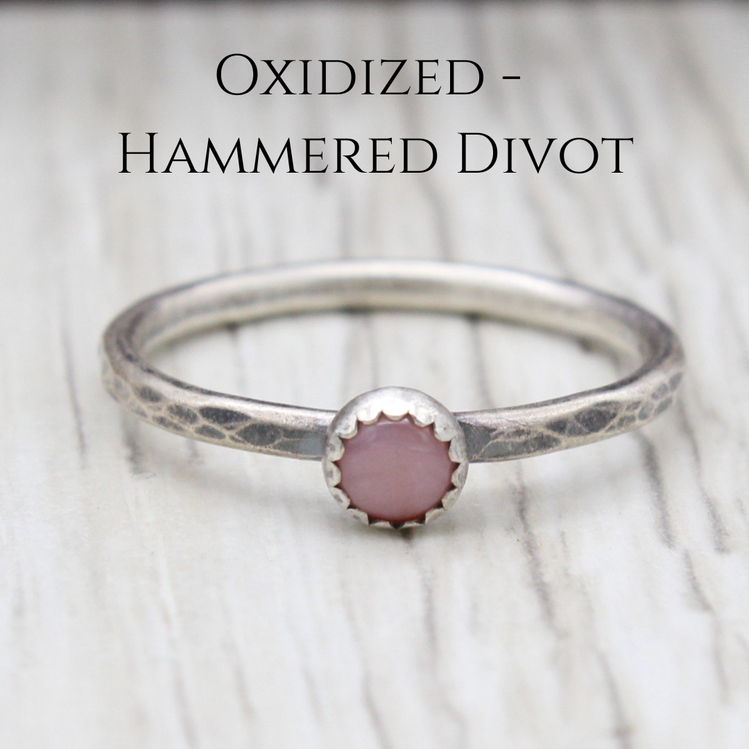 Stack Ring - Pink Opal