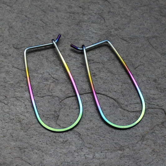 Rainbow Niobium Hoops
