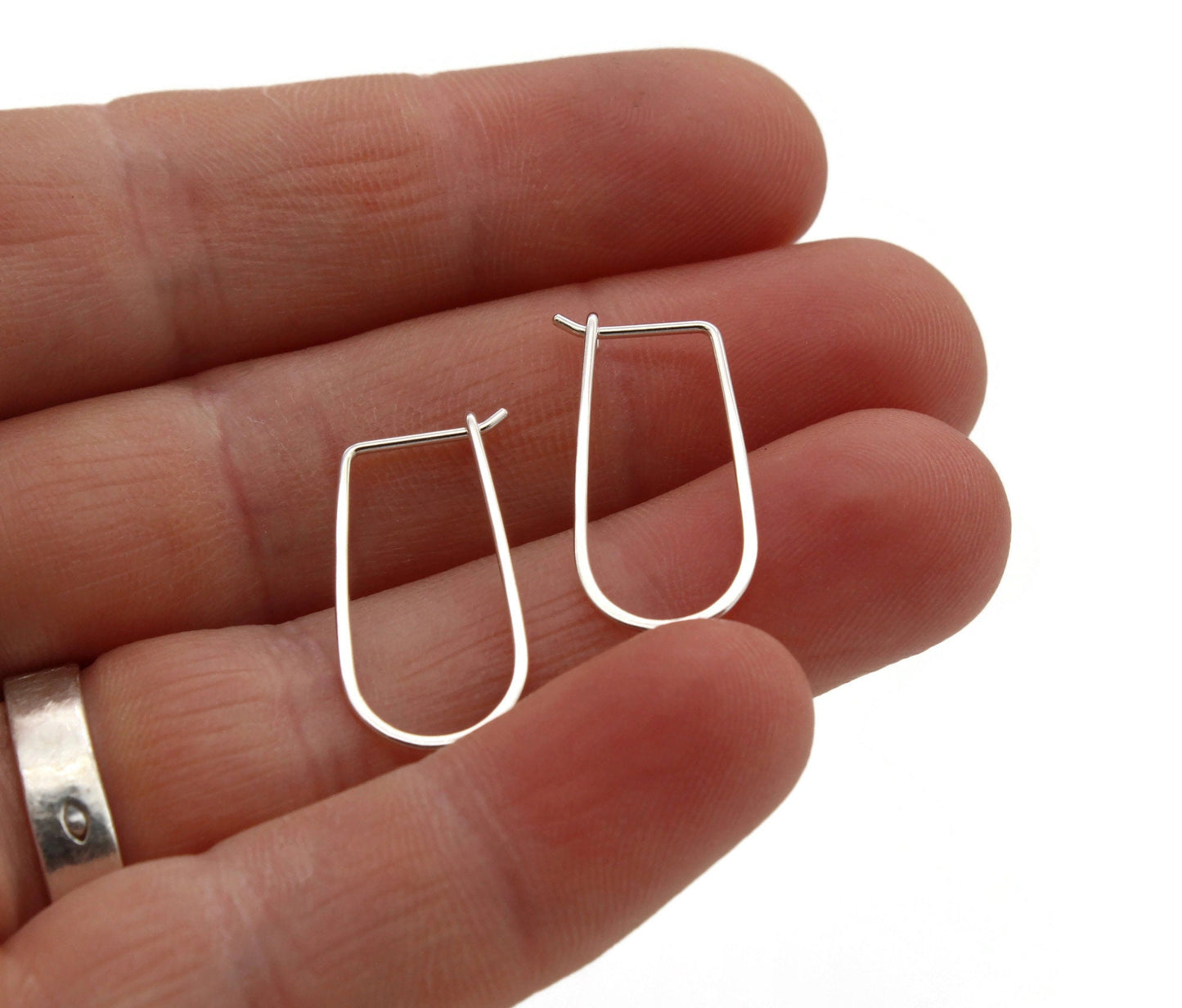 Small Sterling Silver Hoop Earrings
